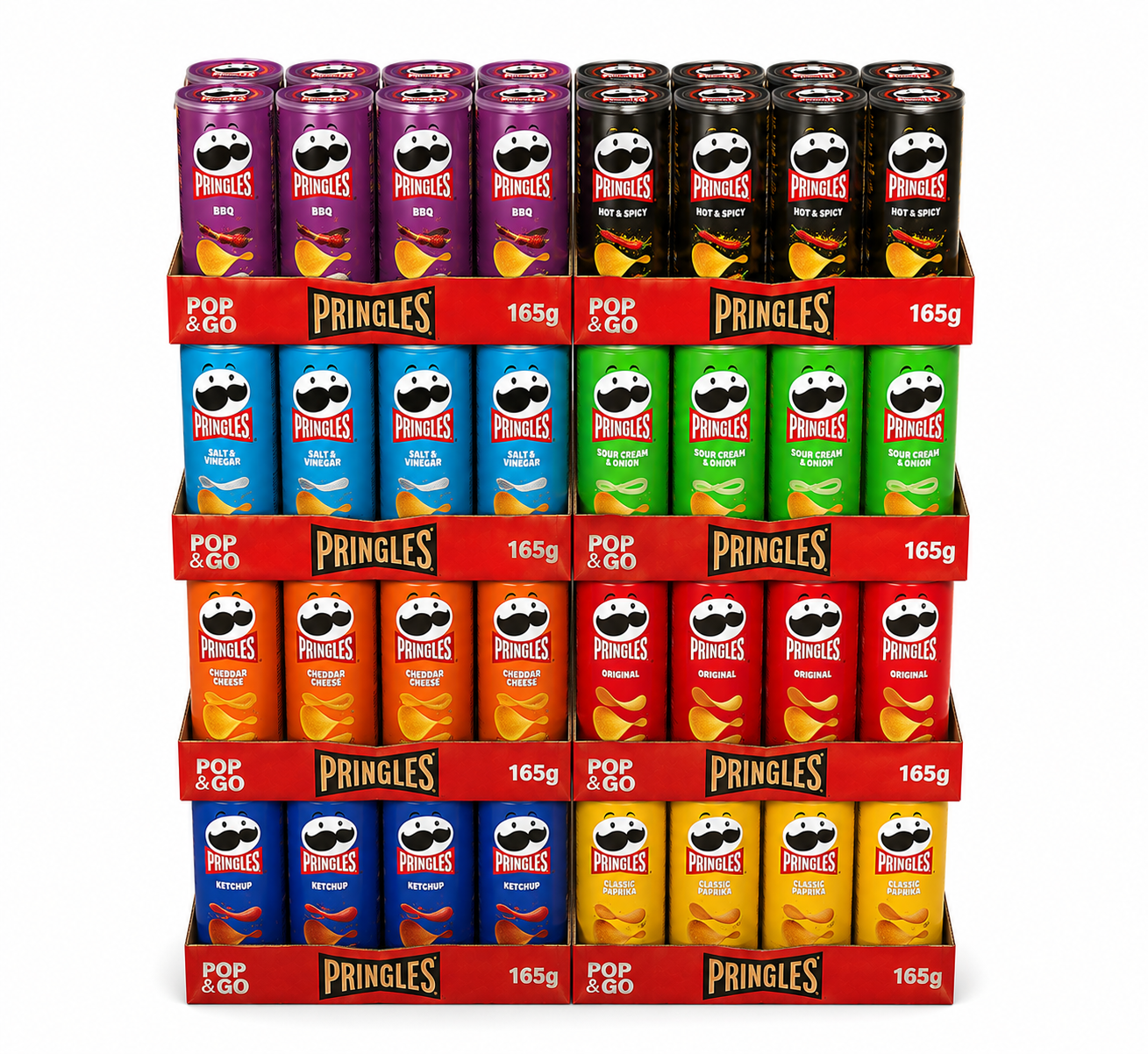 چیپس پرینگلز برند Pringles_ بزرگ ۱۶۵گرم