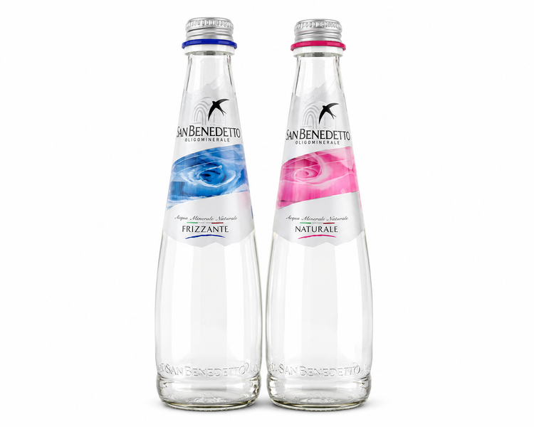 آب معدنیSan Benedetto_دومدل Frizzante؛آب معدنی گازدار طعم نشاطبخش/ Naturale؛آب معدنی طبیعی طعم سبک
