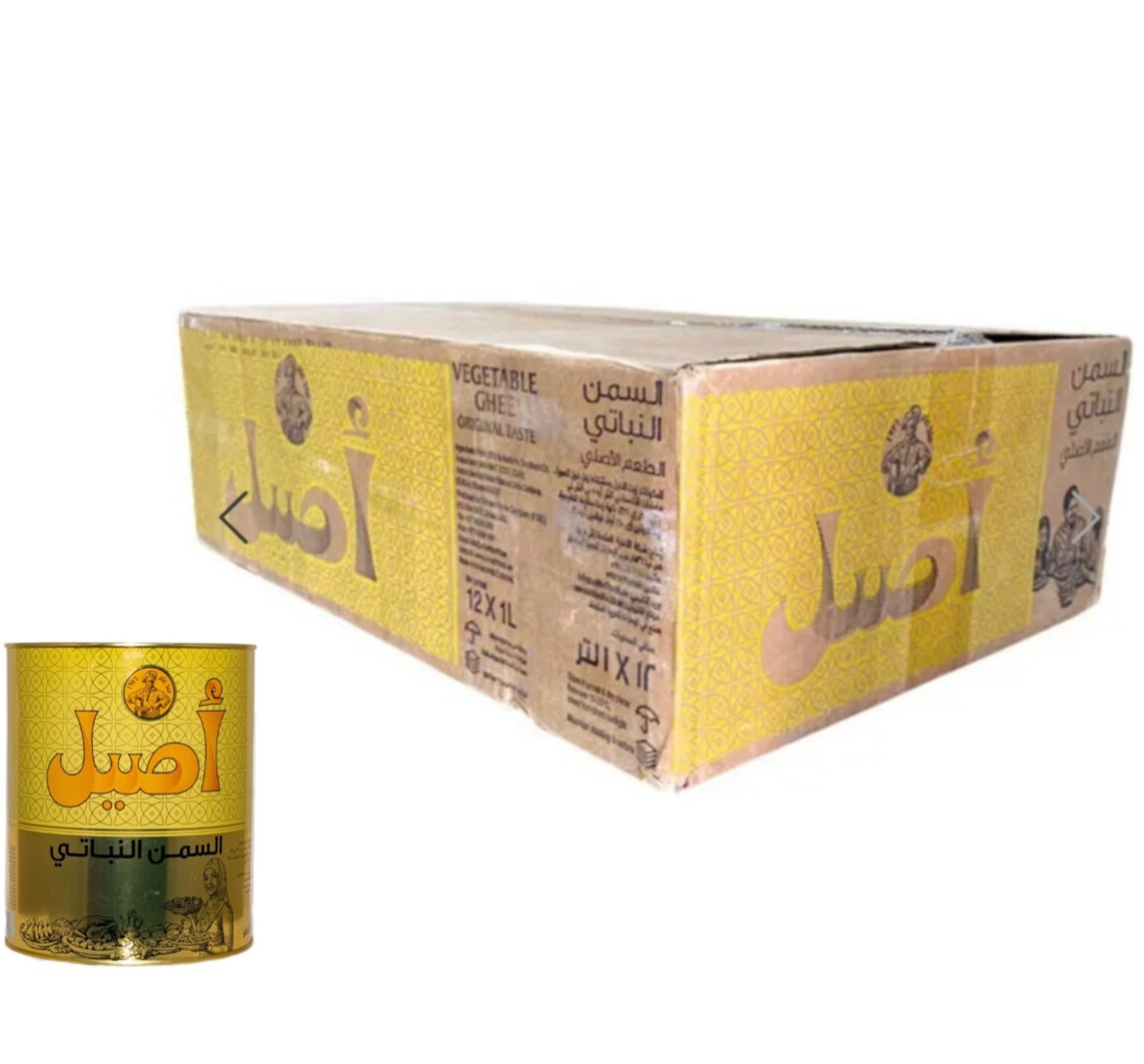 روغن اصیل جامد گیاهی_ Aseel(کارتنی)